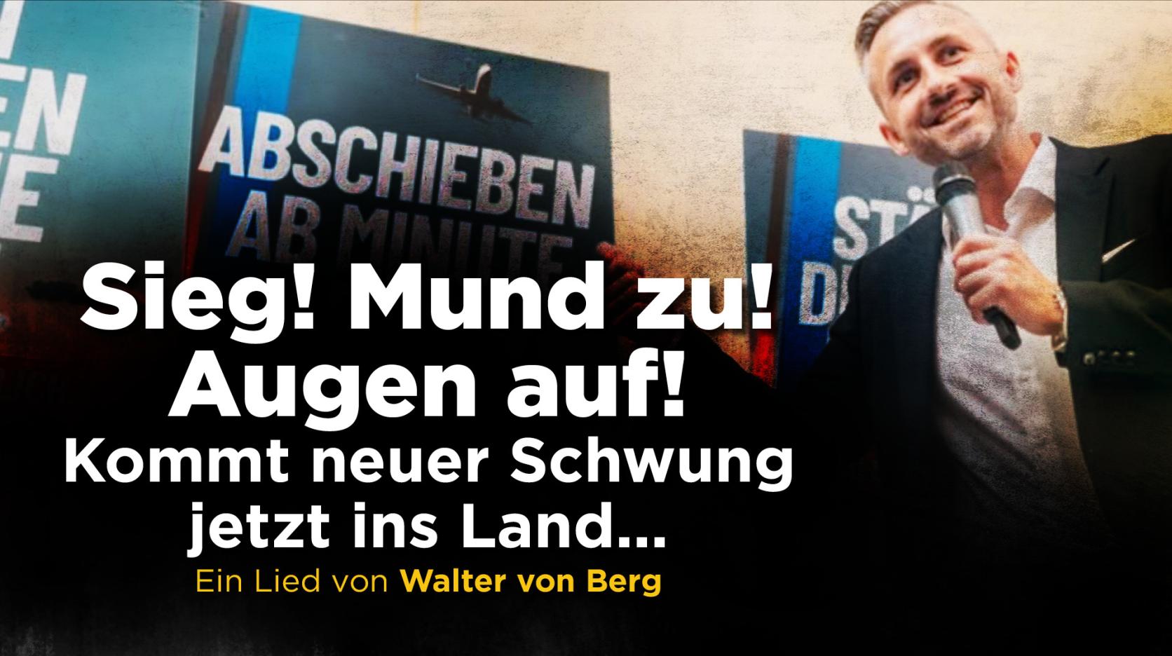 Sieg! Mund zu! Augen auf! Das Lied zur Sachsen-Anhalt-Wahl